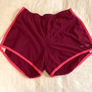 Saucony pink running shorts - size small